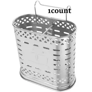 Chopstick Holder Stainless Steel Utensil Drying Rack for Dishwasher Small Basket Drainer for Forks Spoons Easy Install No