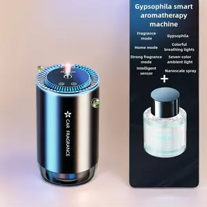 Car interior aromatherapy machine - Home Aromatherapy Oil Diffuser-fragrance aroma diffuser - air freshening and purification - breathing atmosphere light effect - starry sky light effect - with multiple modes to switch Adjustable Car freshener