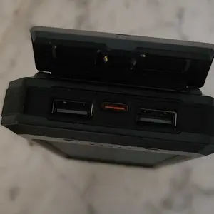 Product Review of 10000mAh Portable Solar Power Bank, Dual USB Output Port Waterproof Power Bank with LED Light, Solar Phone Charger Compatible with iPhone & Android #TOP PICKS from T**❌