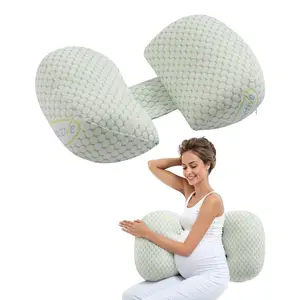 VEVOR Pregnancy Pillows for Side Sleeping, L - Shaped Maternity Pillow for Pregnant Women, Soft Breathable Pregnancy Body Pillow with Washable Jersey Cover for Head Neck Belly Leg Support, Light GrayVEVOR Super Brand Day