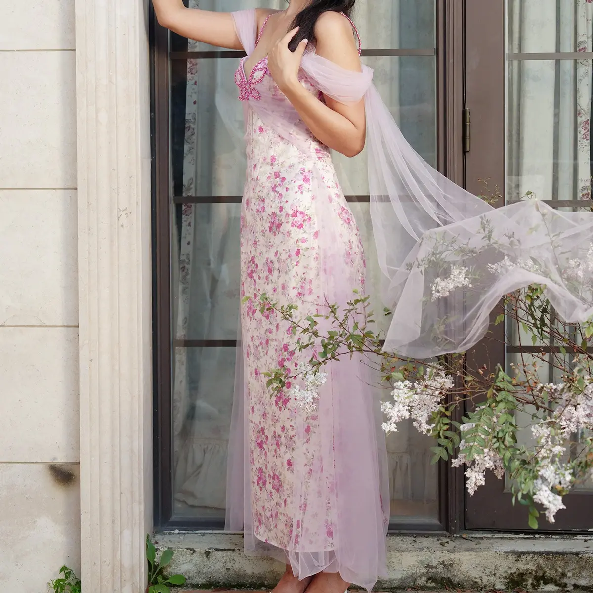 white christmas dresses The Paige Dress: Floral Corset Dress– MomQueenBoutique