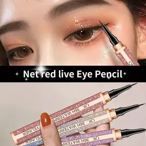 Ultra-thin Waterproof Liquid Eyeliner Korean Makeup for Women Quick Dry Smooth Eye Liner Long Last Lower Eyelash Pen Cosmetics