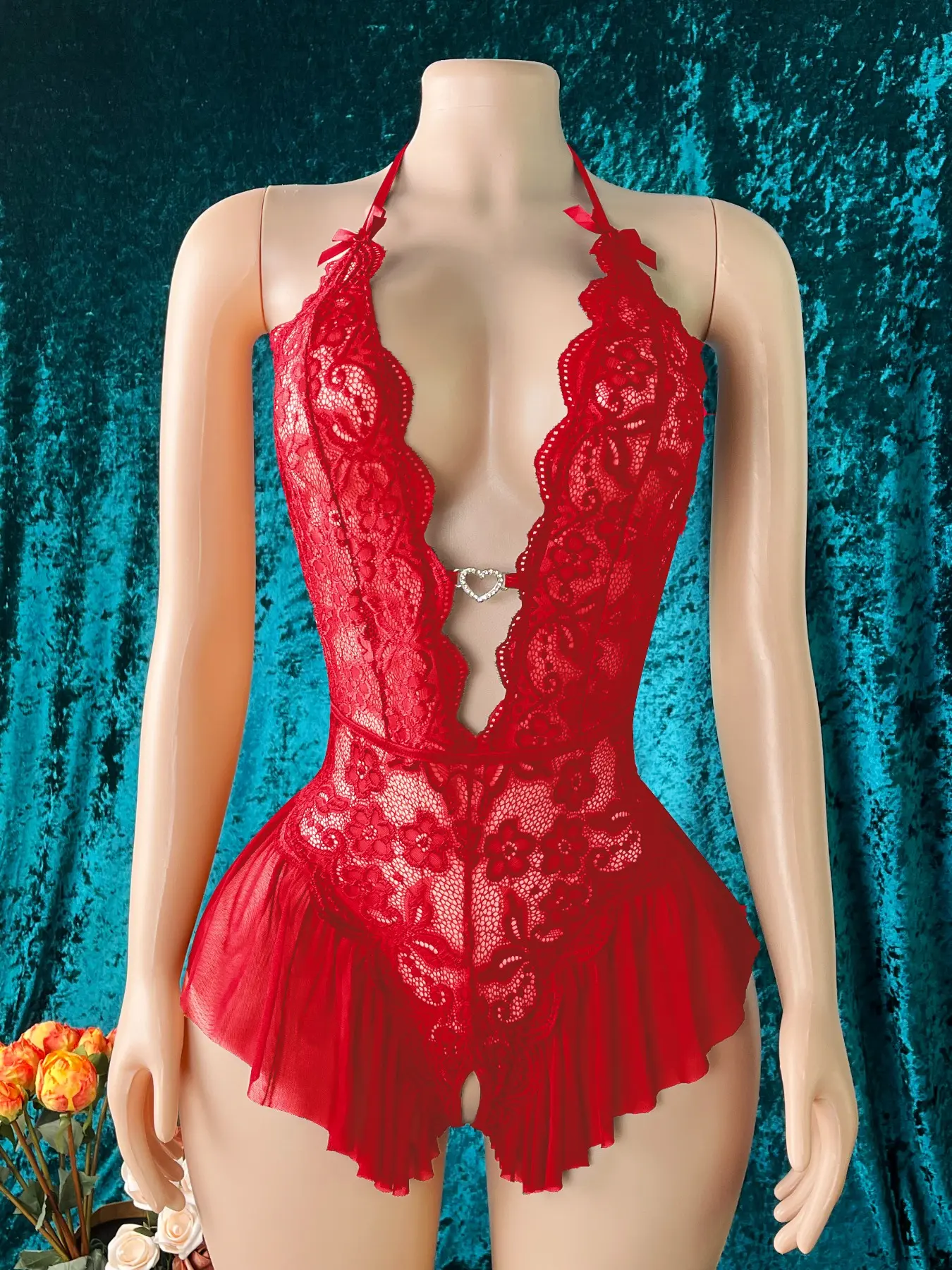Sexy Teddy Bear Lace Backless Bodysuit for Women, Underwear, Romantic Nightwear, Sheer Lingerie Set, Comfortable, Soft, Fitted & Stylish Design - TikTok Shop Sexy Teddy Bear Lace Backless Bodysuit for Women, Underwear, Romantic Nightwear, Sheer Lingerie Set, Comfortable, Soft, Fitted & Stylish Design - TikTok Shop