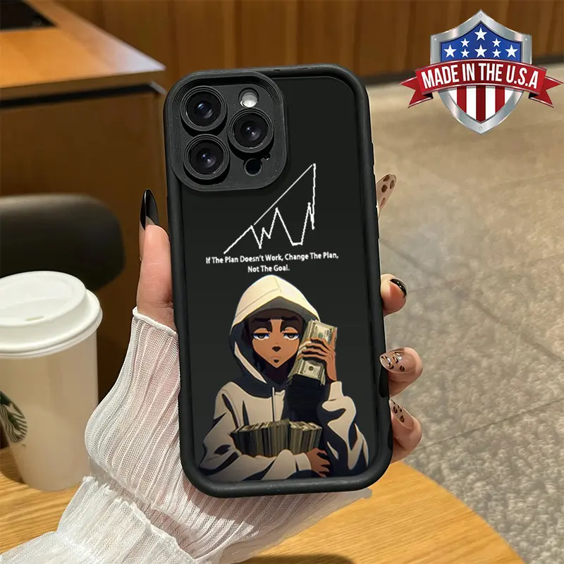 Cool Hustle Money Mindset Art Print Phone Case for iPhone Samsung 17 16 15 14 Pro Max 13 12 11 XR XS Plus Air Galaxy S26 S25 S24 S23 S22 Ultra Plus FE Shockproof Anti Drop Anti Scratch Durable Impact Resistant Soft TPU Cover gift for boy, Accessories