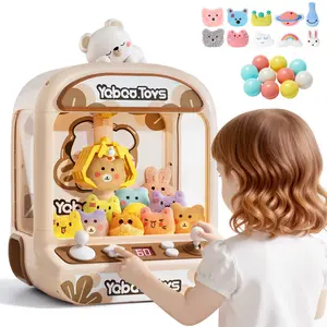 Claw Machine for Kids, Mini Vending Machine with Music, Prize Dispenser Toys for Girls and Boys, Electronic Claw Game Machine for Party Birthdays, Includes 20 Mini Toys outdoorfun