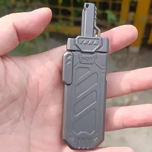 Metal EDC Fingertip Rebound Push Card, Mini Fingertip Toy, Stress Relief Toy for Adults, Magnetic Element Pendant Gift, Fidget Gadget