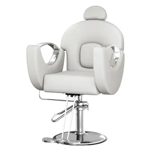 Garvee Barber Salon Chair, Reclining Salon Chair for Hair Stylist with Heavy Duty Hydraulic Pump, 360° Swivel & Height Adjustable Styling Chair for Barbershop, Spa, Tattoo, Beauty, 330 LBS Capacity
