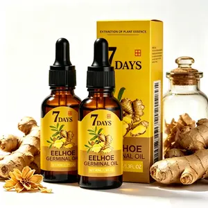 Hair Growth Serum with Cold-Pressed Ginger & Turmeric, 30ML Mild Scalp Nourishing Oil for Smoothing Dry, Frizzy Hair, Plant-Based Daily Haircare for Men & Women
