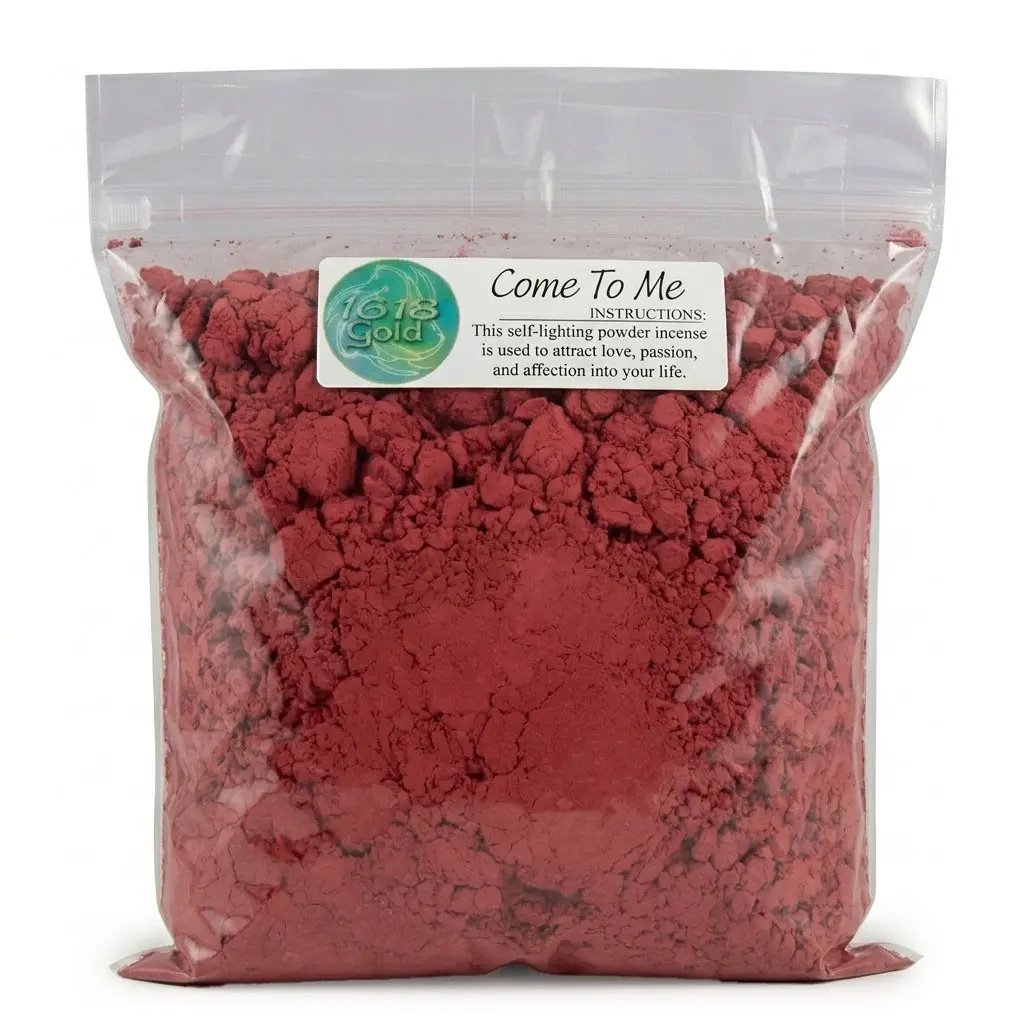 Come To Me Powder Incense — Self-Lighting Blend 1 lb Bulk Love Drawing