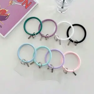 Creative Silicone Wristband Keychain Anti-Loss Drop-Resistant Silicone Phone Case Universal Hanging Accessory