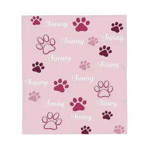 Personalized Dog Blanket, Customized Pet Blankets with Name Picture, Throw Blanket for Small Medium Large Dog Puppy Cat