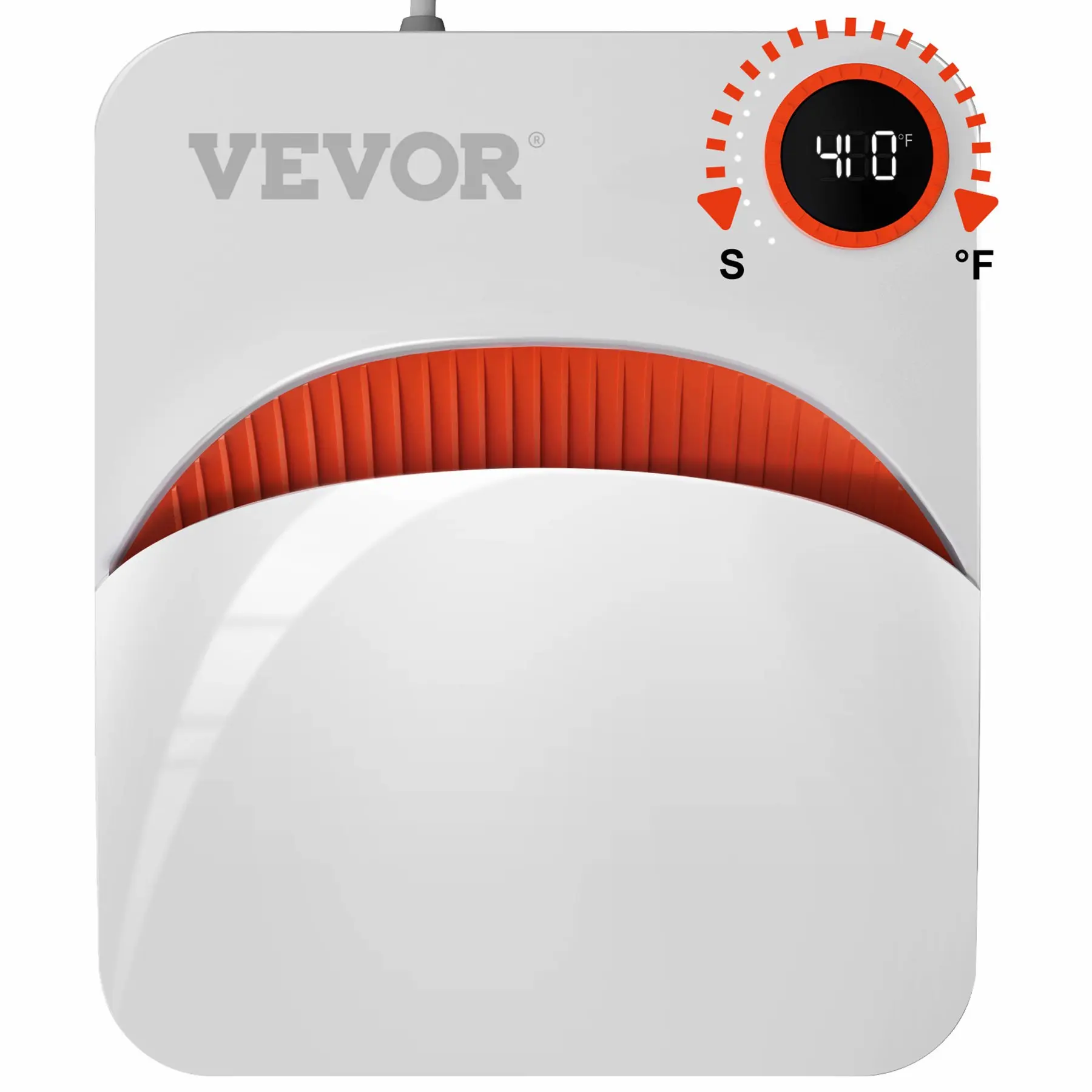 VEVOR Heat Press Machine, 10x12in Coated Non-Stick Portable Shirt Printer, Auto Shut-Off Multifunctional Sublimation Transfer Tool, Easy Iron-On Press for T-Shirts/Bags/Vinyl Projects, Ideal for Family Use