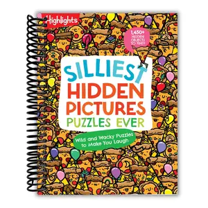 Silliest Hidden Pictures Puzzles Ever: 144 Pages of Silly Puzzles, Tongue Twisters, Jokes, and More (Spiral Bound)