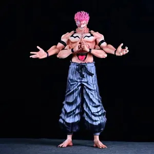 21cm Anime Jujutsu Kaisen Figures Ryomen Sukuna Action Figure Pvc Collection Statue Model Ornament Doll Toys for Gifts