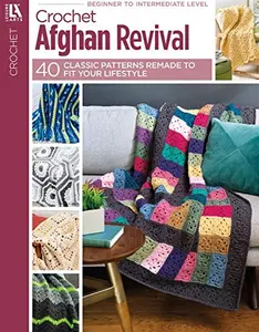 USED Book - Crochet Afghan Revival: 40 Classic Patterns Remade to Fit Your Lifestyle by Leisure Arts (Paperback) - english