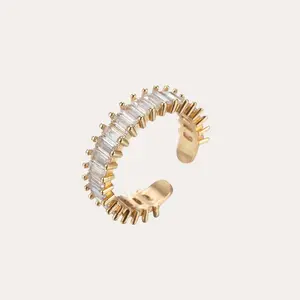 Coco | 14K Gold filled Cz Baguette Band Ring