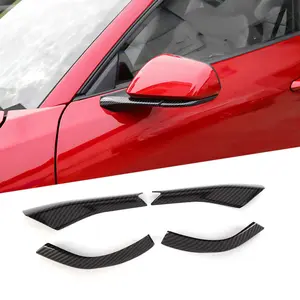 Exterior Rearview Side Mirror Base Trim Cover, Car Accessories for 2024+ Ford Mustang tiktokshopspringglowup,summervibes