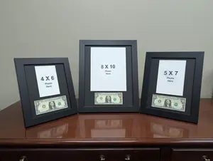 First Dollar w/Photo Frame - Business Frame, Document Frame, Currency Display