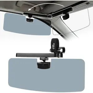 Car Sun Visor Extender for SUV Truck, Rotatable Sun Visor for Car Window Windshield, Polarized Sun Visor Extention with Lastest Adjustable Angle and Slide Rail Design, Anti-Glare Protection