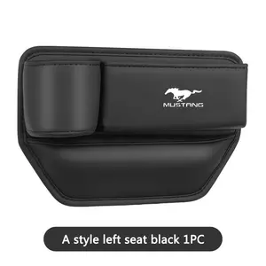 Car Seat Gap Organizer Multifunction Console Crevice Filler Side Storage Box with Cup Holder for Ford Mustang Mondeo Focus Fiesta Escape Kuga Ecospor