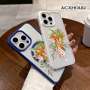 Tropical Orchid Bouquet  Chic Magnetic Case for  iPhone 17 16 E Pro Max 15 Plus 14 13 12 11 XS XR Magnetic Charging, Lightweight, Anti-Fall | Soft & Sweet Design