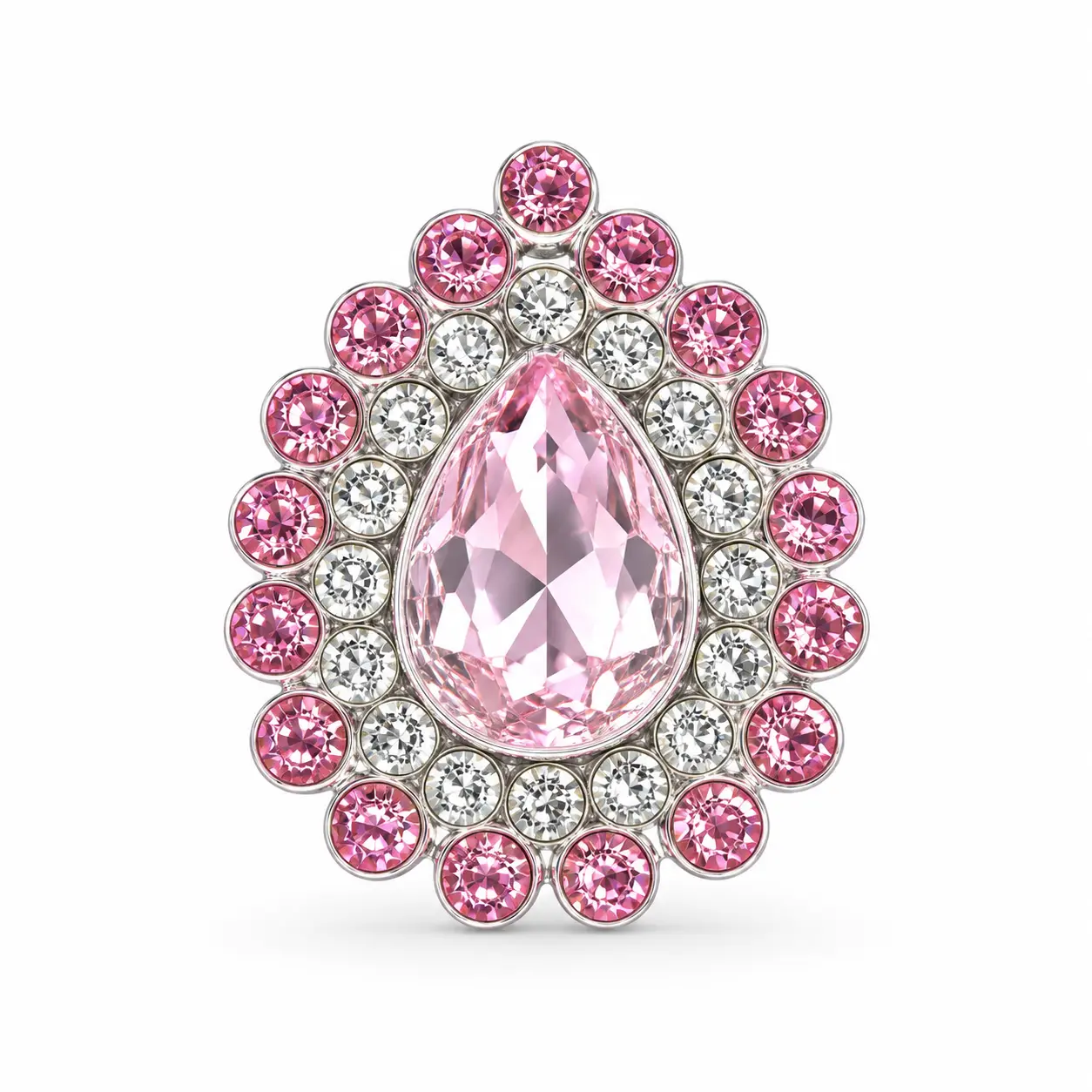 Non Piercing Belly Button Ring, Stick On Fake Belly Ring for Women, Pink Rhinestone Navel Jewelry, Cute Y2K Body Jewelry for Festival & Summer Outfits