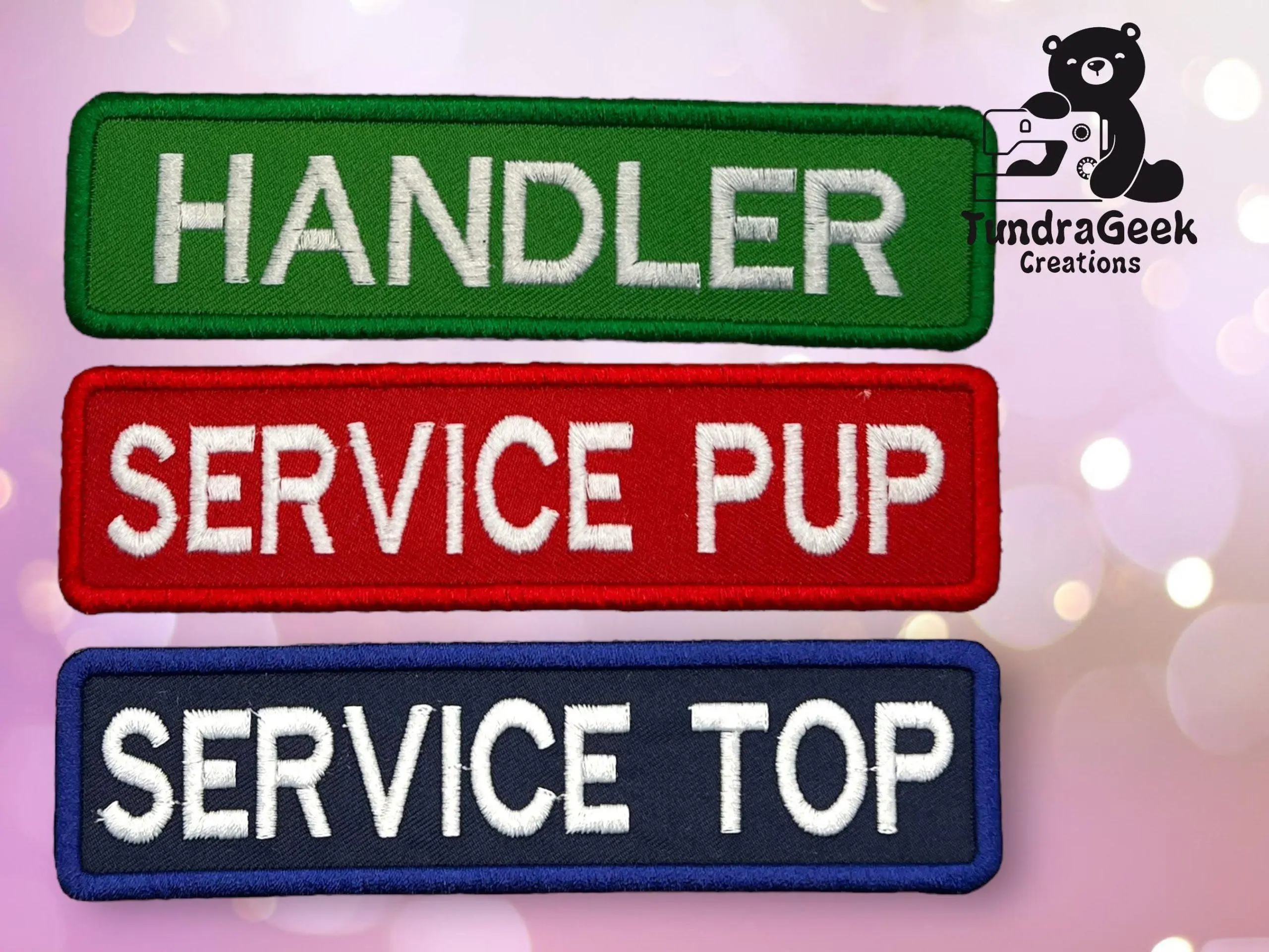 Service ID Embroidered Patch Service ID Embroidered Patch