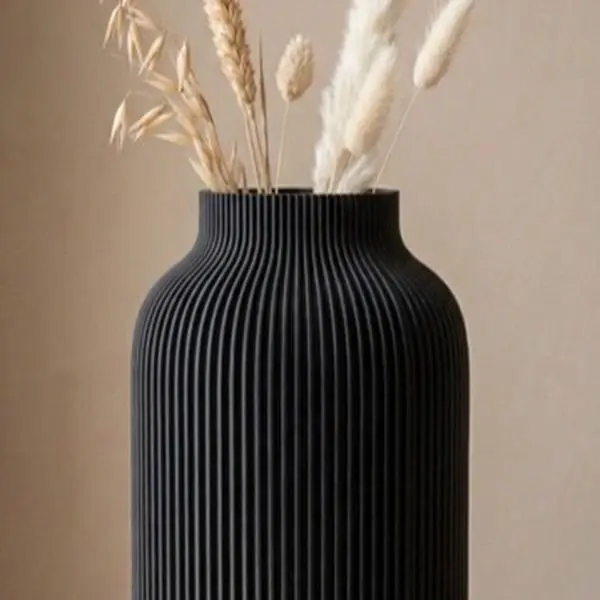Modern Japandi Style 3D-Printed Decorative Vase
