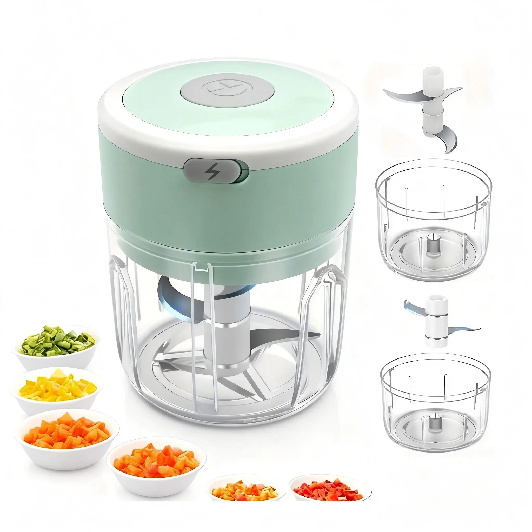 2026 New Model Mini Food Processor, Multifunctional Meat Grinder ...
