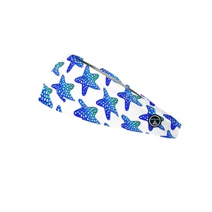 RAVEbandz The Pro - Wide Stretch Headband (Starfish)