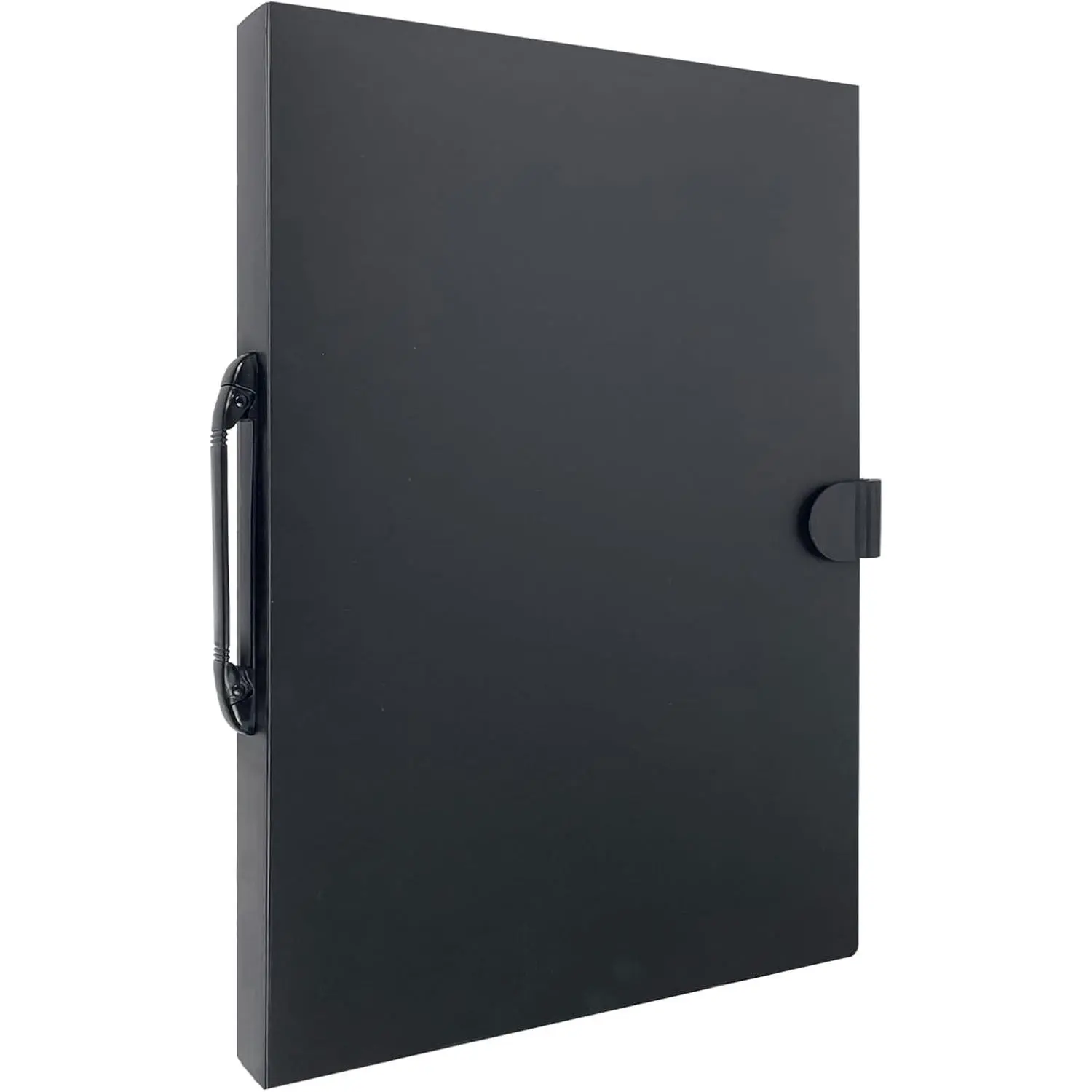 16x22 Art Portfolio Folder Binder with Handle, 40 Pocket, Black | Display Book Featuring Clear Plastic Sleeves For Diamond Painting, Artwork, And Document Storage