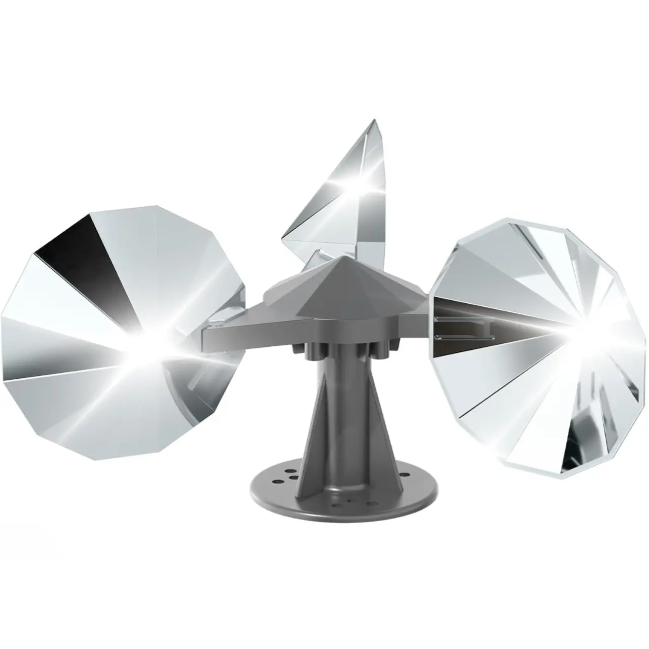 Bird Scare Reflective Device, Bird Reflector with Plastic Base for Outside Patio, Keep Pigeon Woodpeckers and Sparrows Away from Outdoor Boats Roofs Gardens