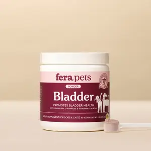 Fera Pets Bladder Support for Dogs & Cats – Vet‑Formulated Supplement with Organic Cranberry, D‑Mannose & Botanical Extracts