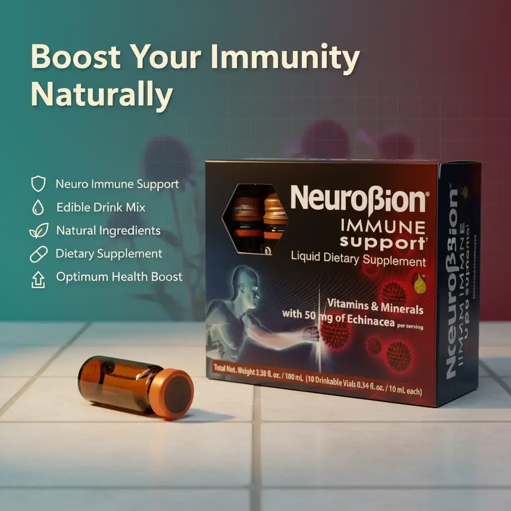 Natural Neuro Immune Support Vitamin Drink Mix - Optimum Dietary Healthcare Supplement