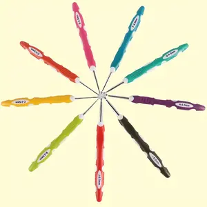 1 set of 9-piece ergonomic crochet needle set, sweater needle set, size B to J 2.0-6.0mm smooth soft grip handle crochet needle manual needle set, DIY manual crochet needle set, suitable for beginners and experienced crocheters, Crochet Hook Set