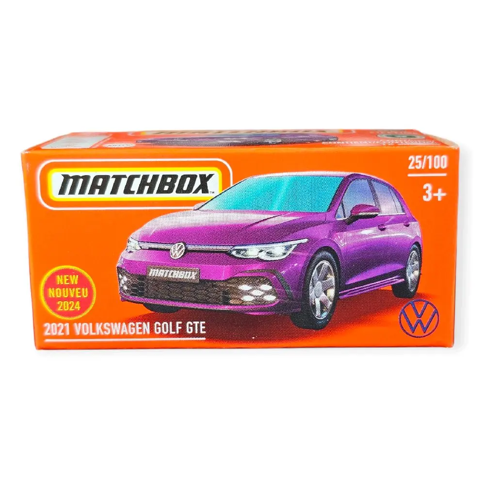 Matchbox 2021 Volkswagen Golf GTE - Purple Metallic (25/100) - NEW 2024 Release