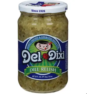 Del-Dixi Pickle Trio – Hot, Baby Dills & Relish from Texas