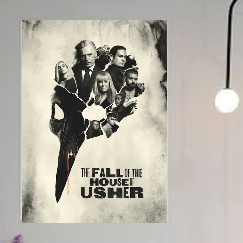 The Fall Of The House Of Usher Series Poster, Home Decor