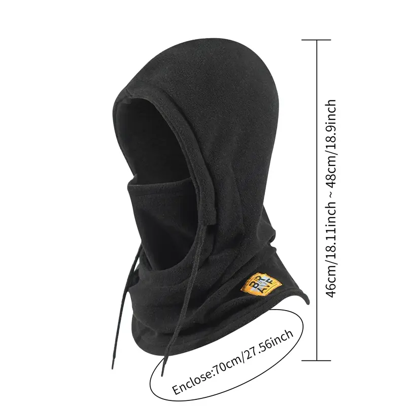 Winter Balaclava for Skiing & Cycling, Fleece Lined Windproo  display picture 2