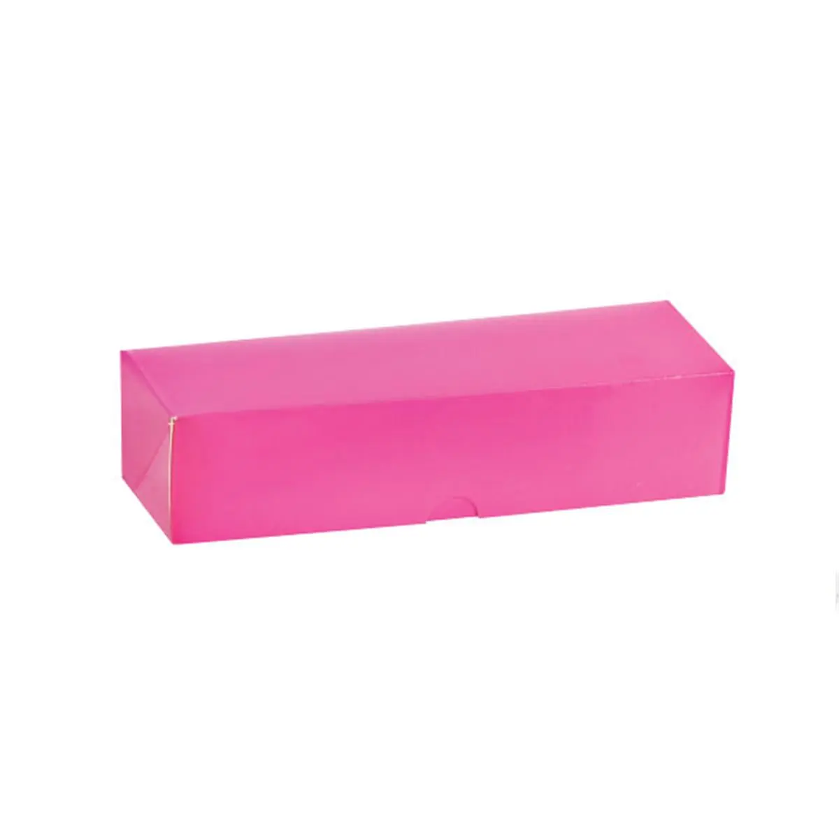 PacknWood 210MAC7 Pink Macaron Box (No Window) - Holds 7 Macarons, 8.46x2.68x1.89 in, Pack of 250, Ideal for Party Gifts (Bakeware Storage Solution), Party Gift, Rectangular Shape