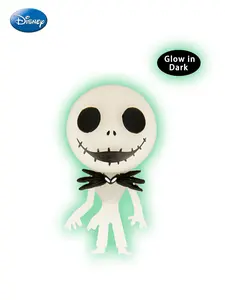 1PC  Disney Officially Licensed The Nightmare Before Christmas Jack Fridge Magnets  DIY Magnets for Locker Decorative Magnets for Refrigerator Whiteboard Cabinet Office Kitchen Blackboard Gift Fluorescent Color Change