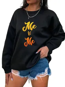 2025 New Autumn And Winter Women's Pattern Print Sweatshirt
