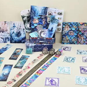 Mermaids & Wonders of the Sea Themed Crafting Box for Journaling and Scrapbooking