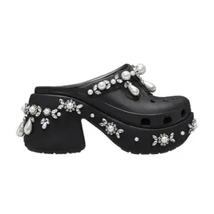 Simone Rocha x Crocs Siren Spiked Clog 'Black'