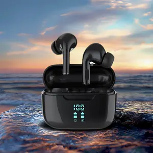 Wireless Earbuds with Charging Box, Noise Cancelling, Touch Control, LED Display, Bluetooth-compatible, Condenser Mic, Sports & Travel Use, Wireless Music Earphones, High Quality Headphones