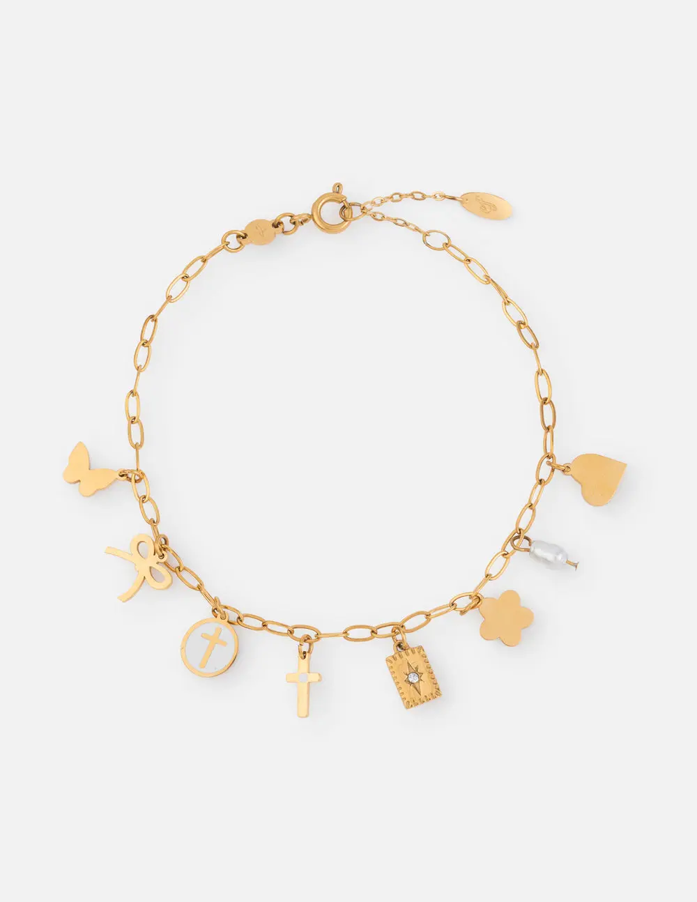 Transformation Charm Paperclip Chain Bracelet