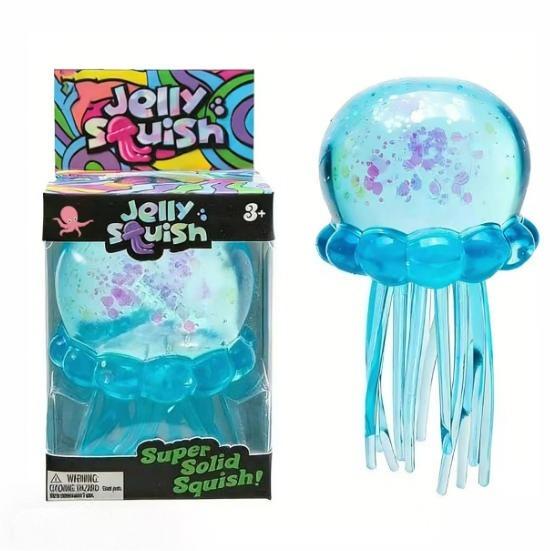 Jellyfish Design Squeeze Stress Ball, Fidget StressBall, Ice Squeeze Cube-Drop Malt Sugar Balls