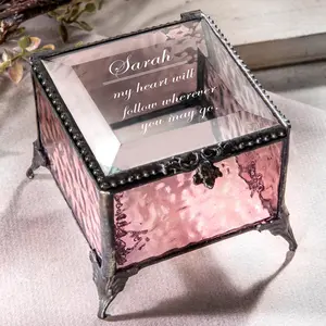 Personalized Jewelry Box Message or Quote by J Devlin | Box 326 EB246