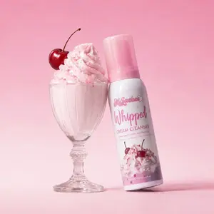 Pink whipped cream cleanser