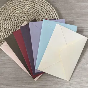 Solid Color Envelope, 10pcs/set Paper Envelope, Invitation Card Envelope, Gift Card Envelope for Wedding, Holiday Celebration, Graduation Party